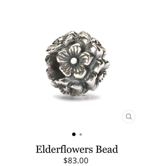 Trollbead Elderflowers Bead - Picture 4 of 4